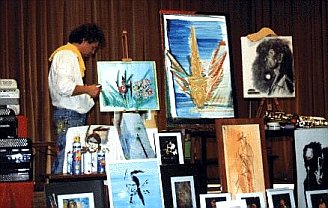 En pleine exposition...